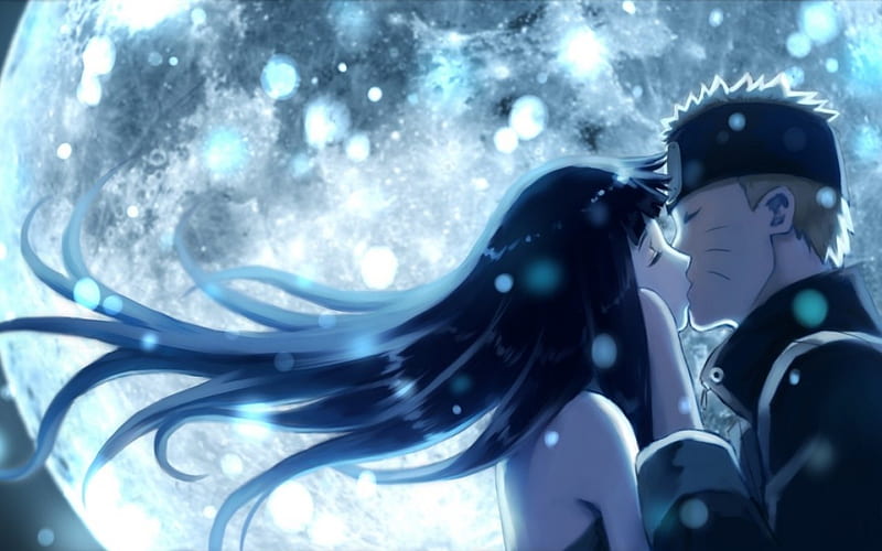 sasuke uchiha and hinata hyuga kiss