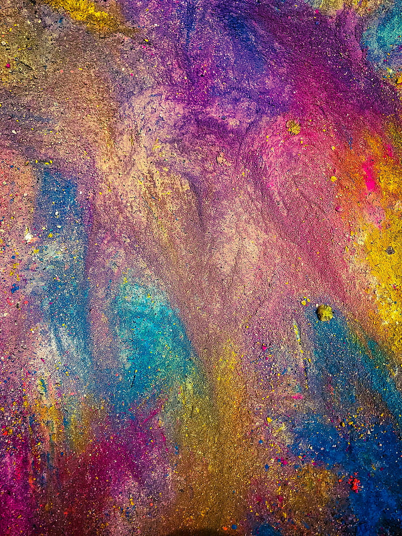 paint, multicolored, spray, texture, HD phone wallpaper