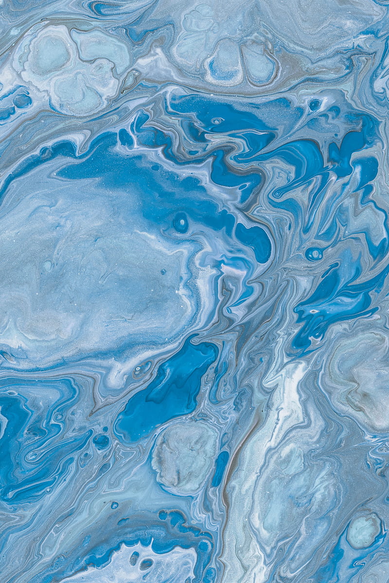 stains, texture, liquid, blue, abstraction, HD phone wallpaper