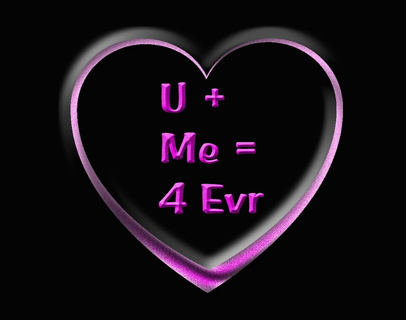 U and Me 4Evr, siempre, heart, love, pink, romance, you and me, HD wallpaper  | Peakpx