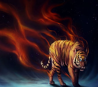 Hình ảnh con hổ lửa với ánh lửa lấp lánh đầy cuốn hút sẽ đưa bạn vào thế giới của những bí mật và điều kỳ diệu. Hãy cùng khám phá hình ảnh này để tìm hiểu thêm về sức mạnh và huyền bí của loài động vật này. 