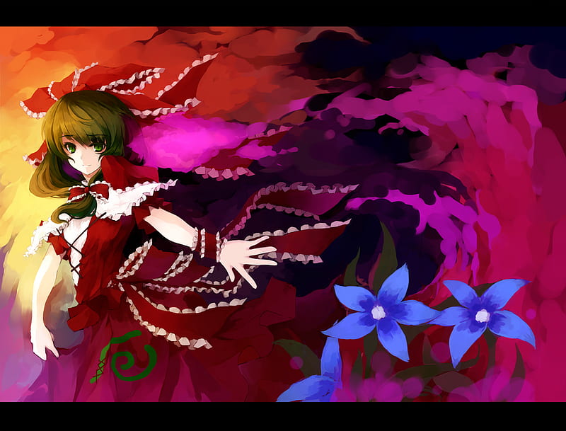Kagiyama Hina, girl, touhou, game, beauty, hina, classic, pc, HD wallpaper Kagiyama Hina, girl, touhou, game, beauty, hina, classic, pc, HD wallpaper