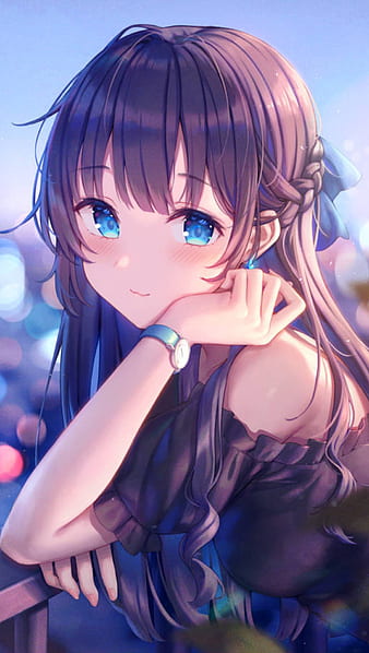 Anime Girl Cute Eyes, Hd Wallpaper | Peakpx