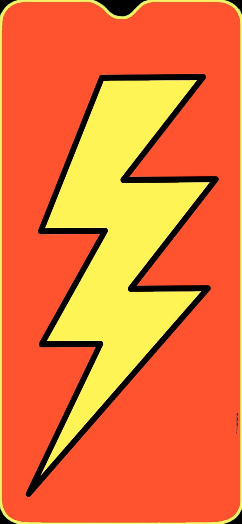 Notch flash logo, symbols, HD phone wallpaper