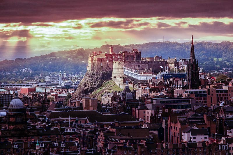 Edinburgh Castle - Scotland, Scottish Castles, Edinburgh Castle, Edinburgh, Scotland, Castles, HD wallpaper