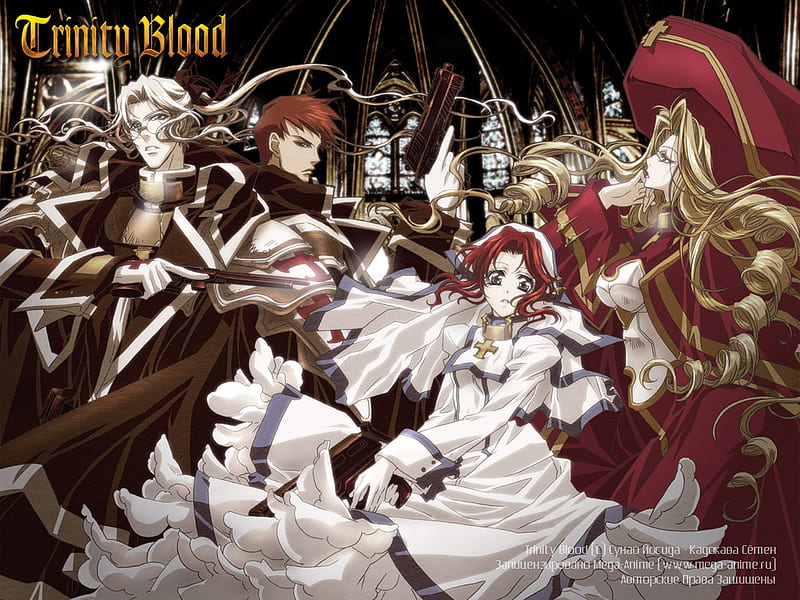Trinity Blood Characters, vampire, father nightroad, HD wallpaper
