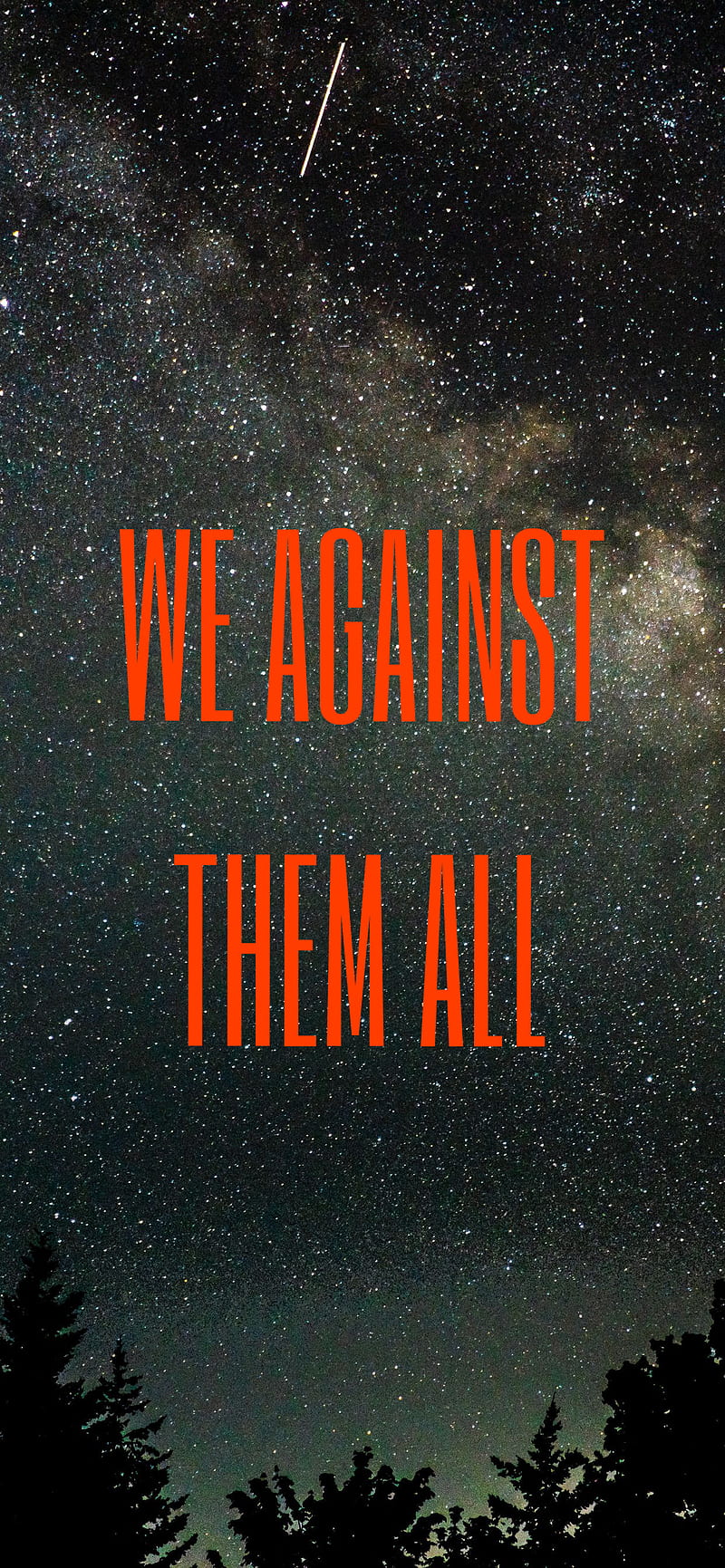 WE AGAINST THEM ALL, black, call, dont, duty, love, phone, quotes, rxobn, touch, wars, HD phone wallpaper