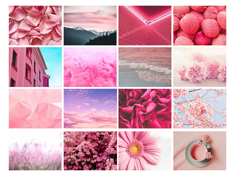 Pink, aesthetic, baby pink, clouds, cute, fruit, magenta, nature, pretty,  sea, HD wallpaper | Peakpx