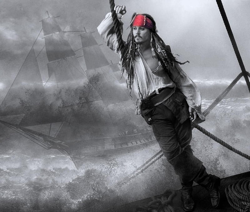Johnny Depp as Captain Jack Sparrow, Captain, Johnny, Jack, Depp, HD wallpaper