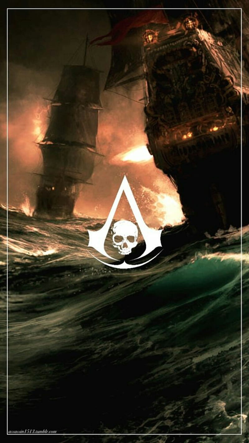 assassins black flag, black flag, pirates, sailing, HD phone wallpaper