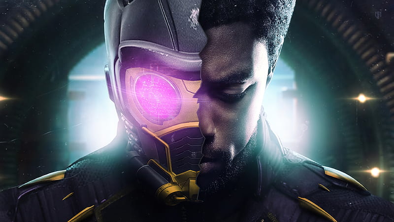 T Challa X Star Lord What If, what-if, tv-shows, animated-shows, marvel, star-lord, artstation, HD wallpaper