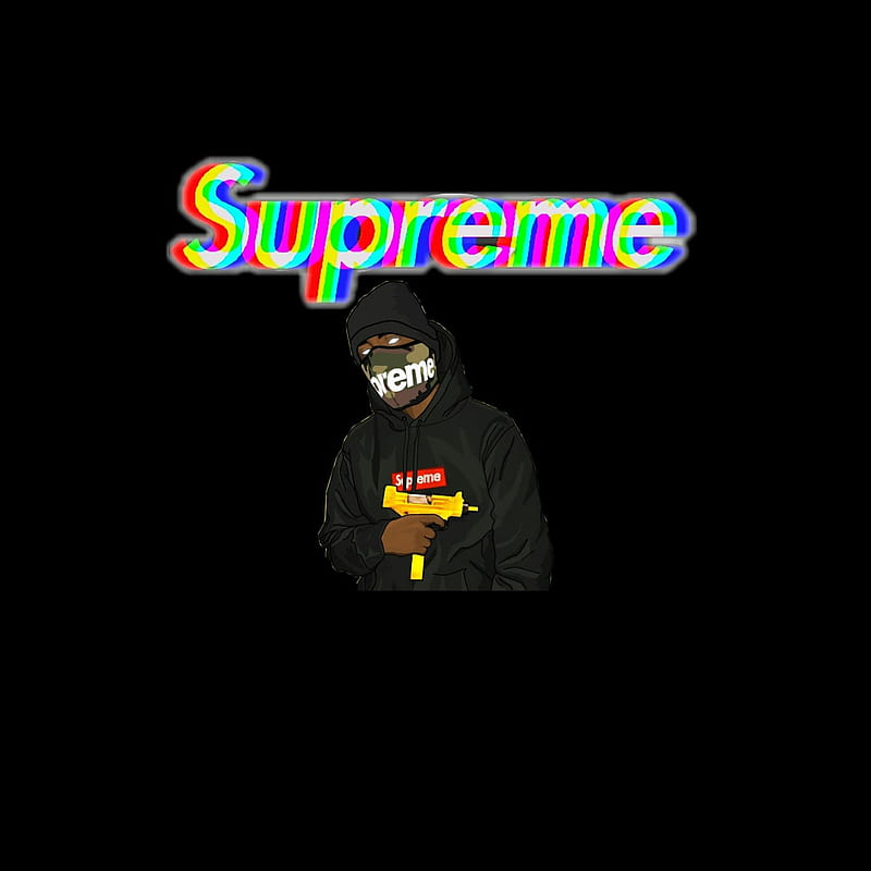 Supreme, gun, HD phone wallpaper | Peakpx