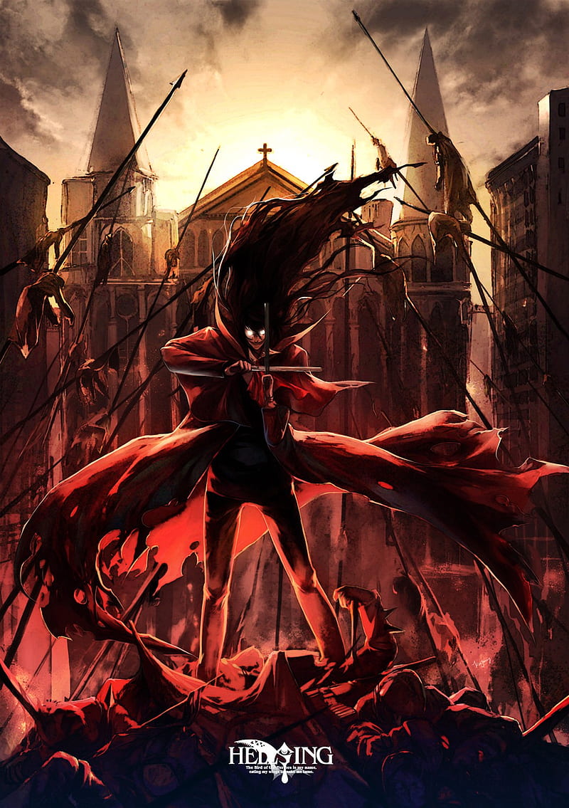 Hellsing Alucard Wallpaper, Wallpaper from anime Hellsing…