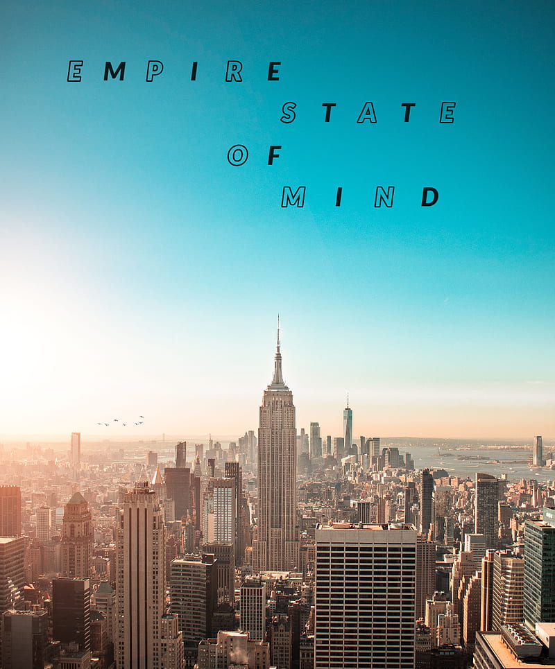 Empire State of Mind, apple, big, bigapple, building, new york, newyork, nyc, HD phone wallpaper