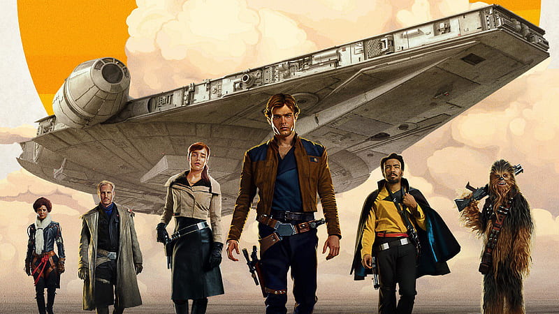 Solo A Star Wars Story Movie, solo-a-star-wars-story, 2018-movies, movies, han-solo, chewbacca, emilia-clarke, donald-glover, HD wallpaper