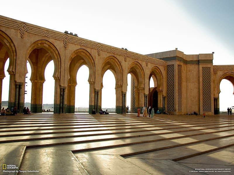 Religious, Hassan Ii Mosque, Mosques, HD wallpaper