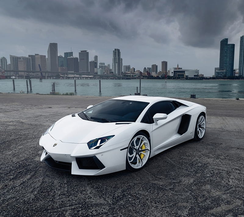 White lamborghini, car, classic, cool, luxury, new, speed, vehicle, HD  wallpaper | Peakpx