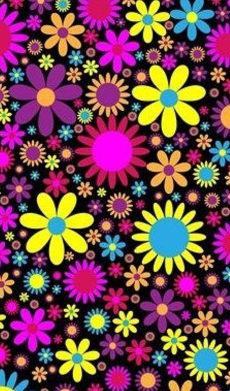 Aggregate more than 58 flower power wallpaper best - in.cdgdbentre