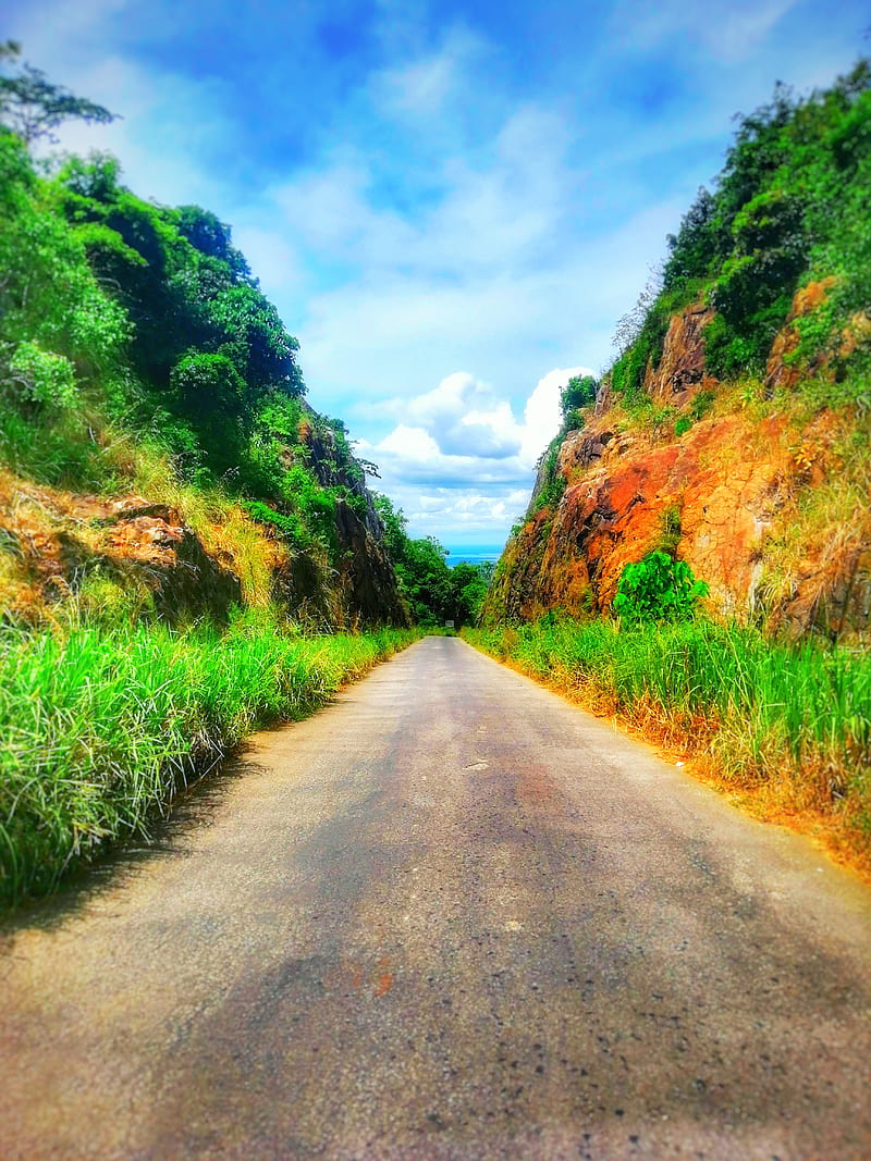 Road, beauty, dom, haven, natural, nature, on the way to haven, sri lanka, travel, visit sri lanka, HD phone wallpaper