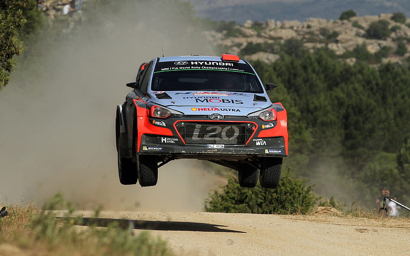Hyundai I20 WRC, rally, Dani Sordo, Racing car, extreme, HD wallpaper