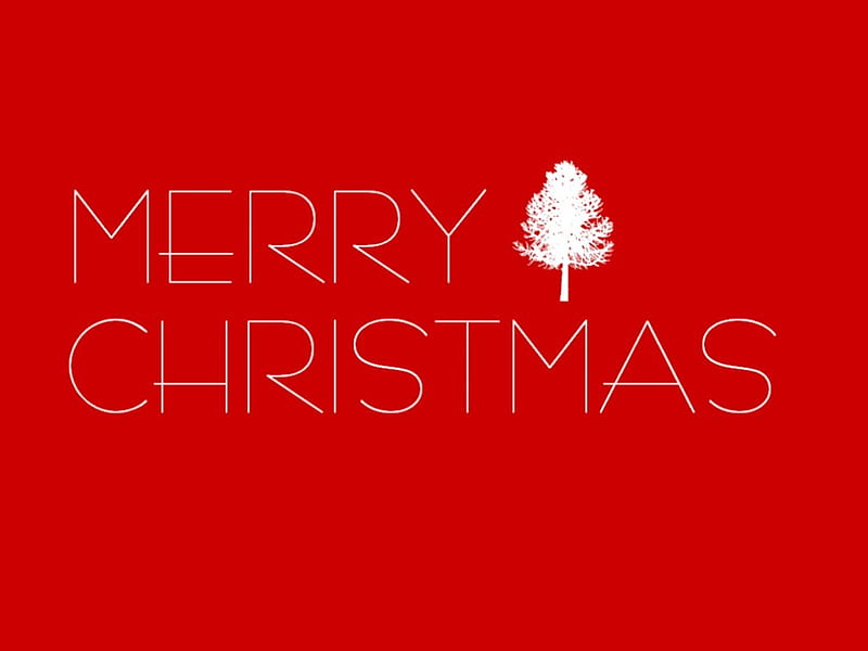 X-MAS WP, red, tree, christmas, greeting, white, HD wallpaper | Peakpx