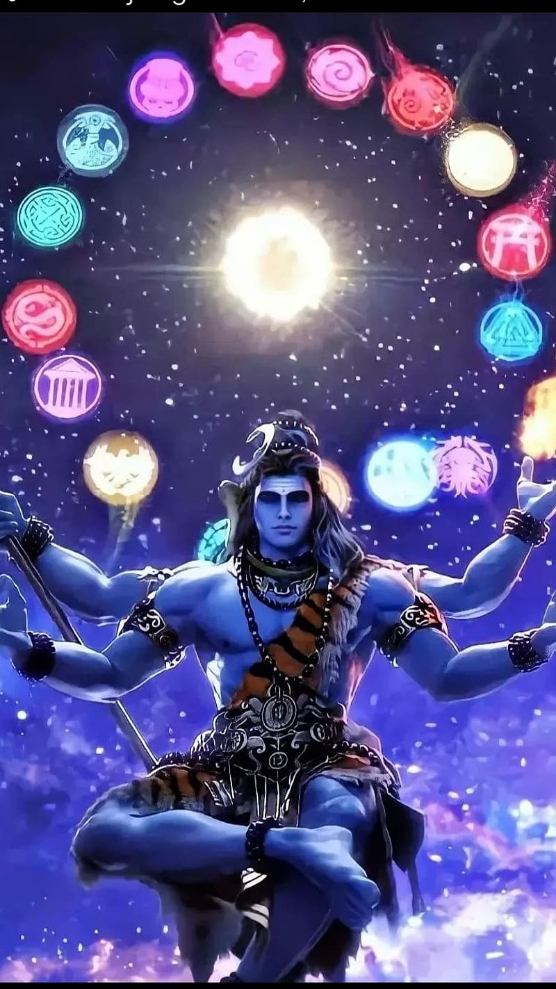 Lord Shiva, Universe Background, god, mahadev, HD phone wallpaper | Peakpx