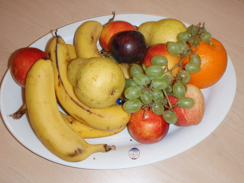 Fruit Platter, fruit, graphy, colourful, platter, edible, HD wallpaper