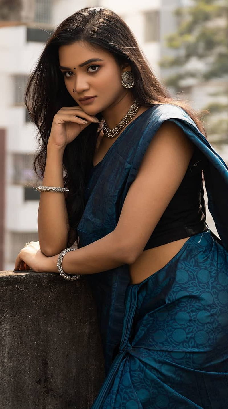 Rifah Nanziba , model, saree lover, HD phone wallpaper