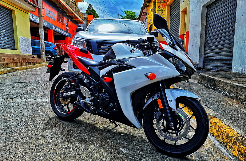 Yamaha R3, emblems, motorcycle, HD wallpaper | Peakpx