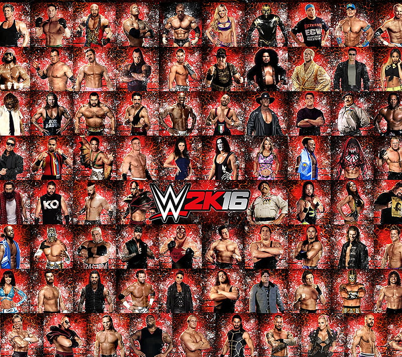 Wwe 16 Superstars, entertainment, hollywood, raw, smackdown, HD wallpaper