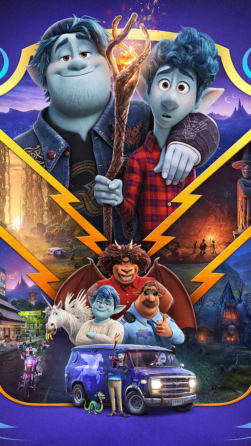 Onward Movie Poster, movies, 2020, cartoon, animation, hollywood, HD phone  wallpaper | Peakpx