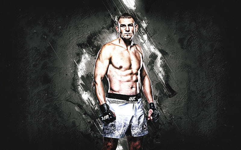 Dustin Jacoby, MMA, UFC, American fighter, gray stone background, Dustin Jacoby art, Ultimate Fighting Championship, HD wallpaper