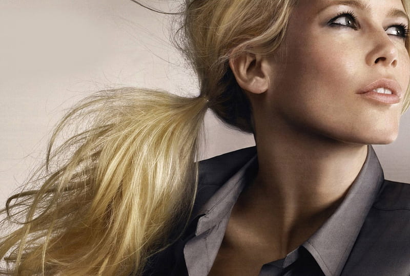 Claudia Schiffer gorgeous blonde supermodel, cute, girl, teen, hot, sexy, HD wallpaper