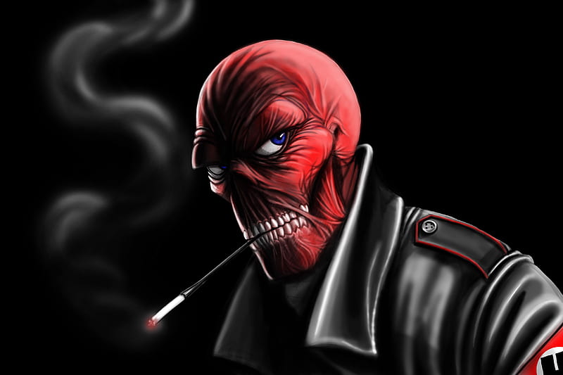 Red Skull , red-skull, HD wallpaper