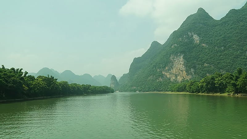 Guilin, lakes, nature, river, spring, HD wallpaper