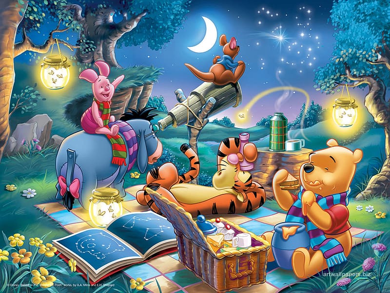 Winnie The Pooh, Tv Show, Eeyore (Winnie The Pooh), Tiger (Winnie The Pooh), Piglet (Winnie The Pooh), HD wallpaper