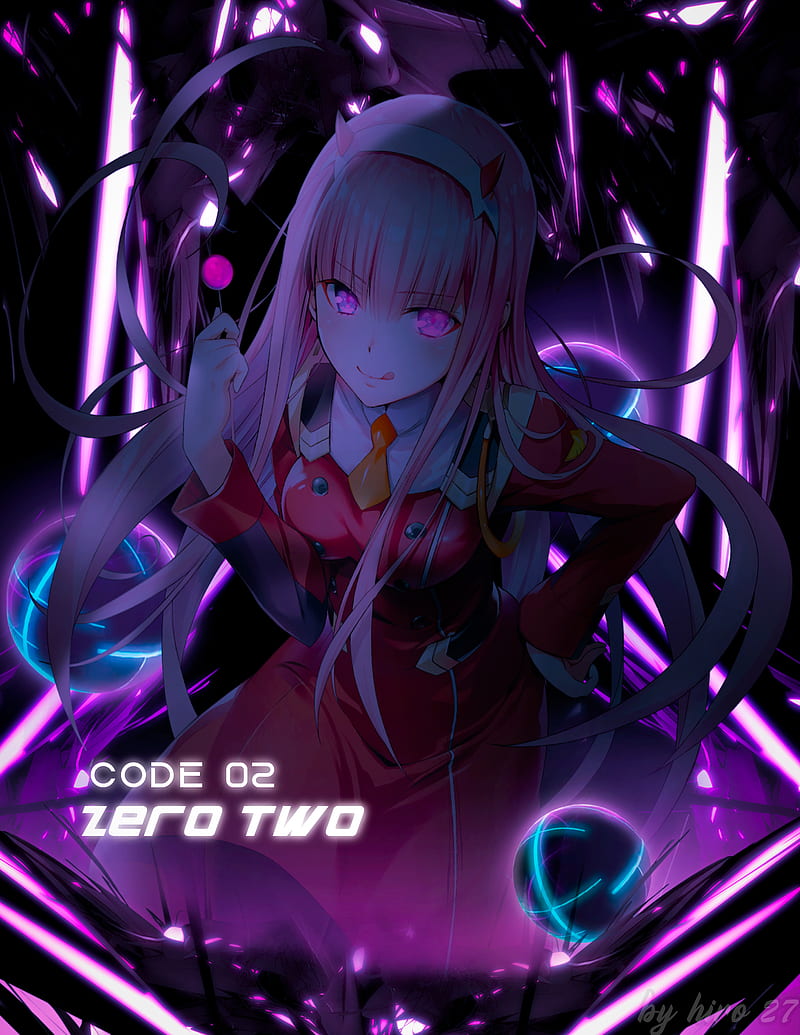 🟣 Hiu 🟣 on X: #fanart da zero two do anime Darling In The Franxx   / X