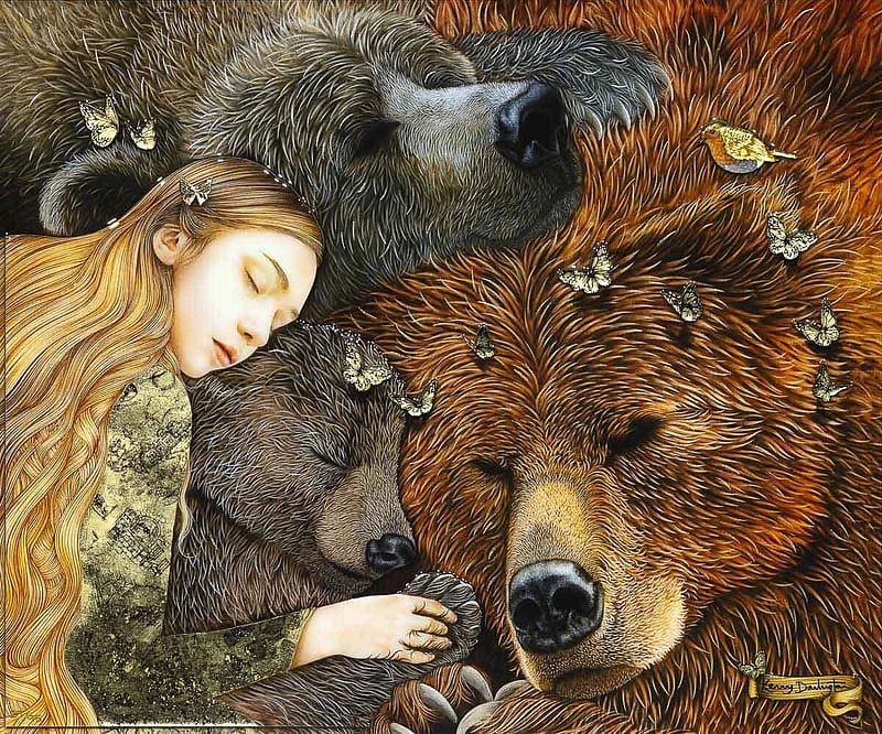 Three Bears Painting