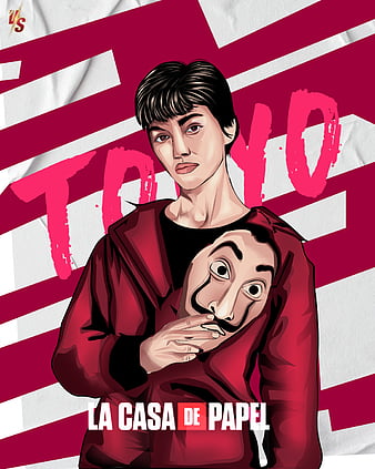 Tokyo money Heist La Casa De Papel Poster Digital Download 