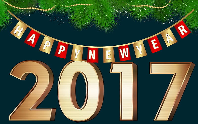 2017 Happy New Year Festivals 13, HD wallpaper