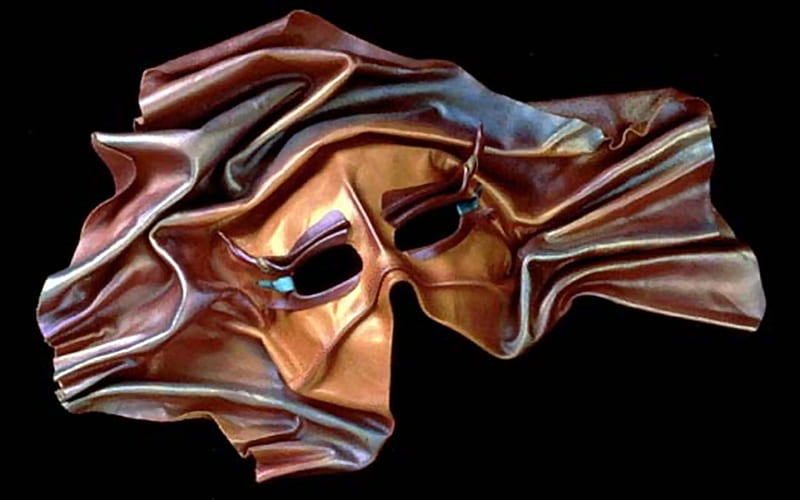 Unique Mask graphy, wide screen, mask, abstract, fashion, HD wallpaper