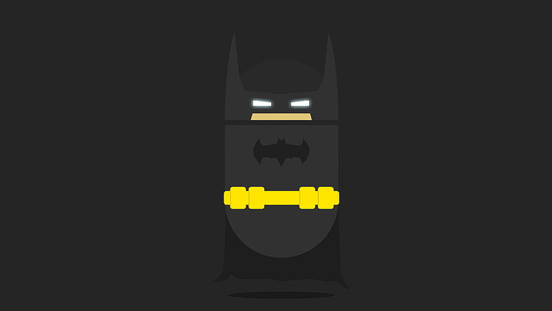 Batman Minimalist Dark , batman, superheroes, minimalism, minimalist, artist, artwork, digital-art, HD wallpaper