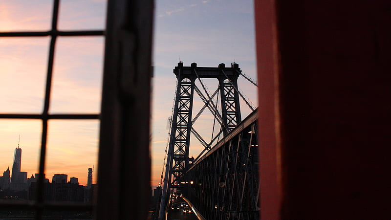 Williamsburg Bridge, architecture, new york city, bridges, urban, HD wallpaper