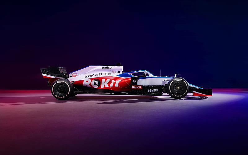 Williams FW43, 2020, Formula 1 side view, F1 racing cars 2020, F1, Williams Grand Prix Engineering, ROKiT Williams Racing, HD wallpaper
