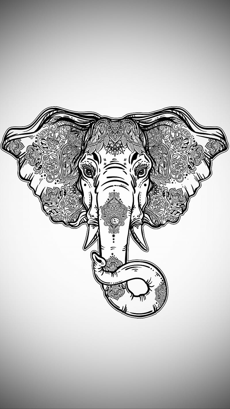 Humanity Tattoos - Strength in Lines, Stories in Ink! 🐘✒ Our line art elephant  tattoo is a symbol of unwavering strength and resilience. Are you ready to  wear your story? so book