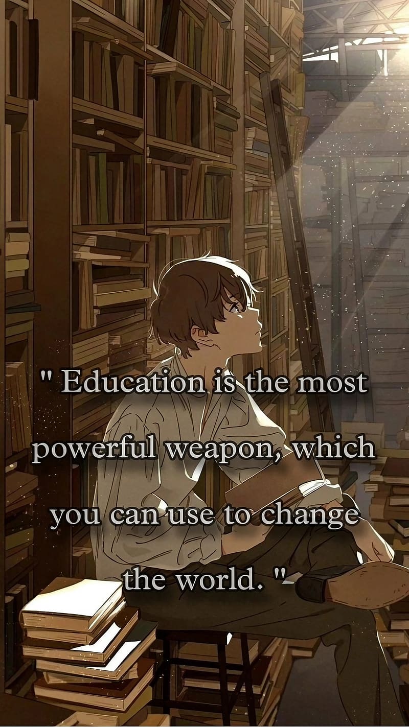 Study Quotes, Education Is The Most Powerful Weapon, study motivation, HD phone wallpaper