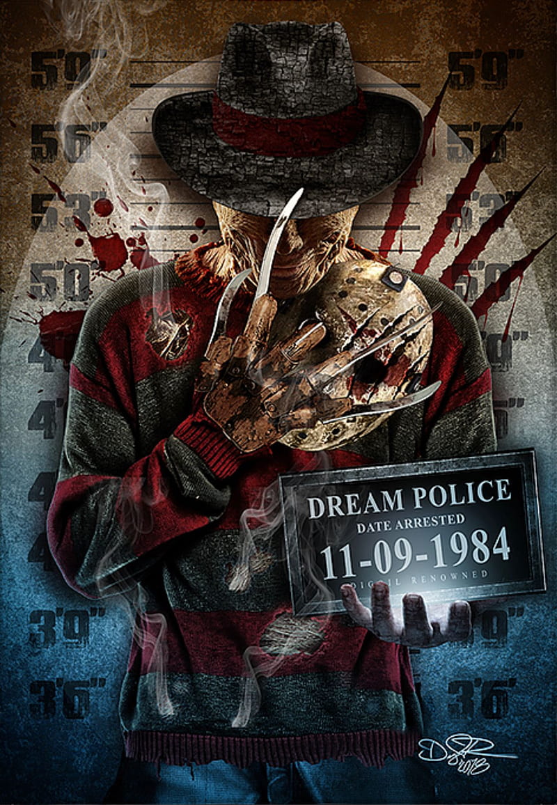 Freddy krueger , horror, moroni, terror, HD phone wallpaper