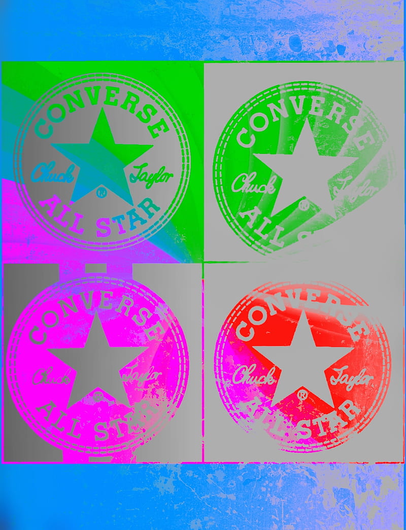 Neon Converse, shoes, logo, chucks, chuck taylor, HD phone wallpaper