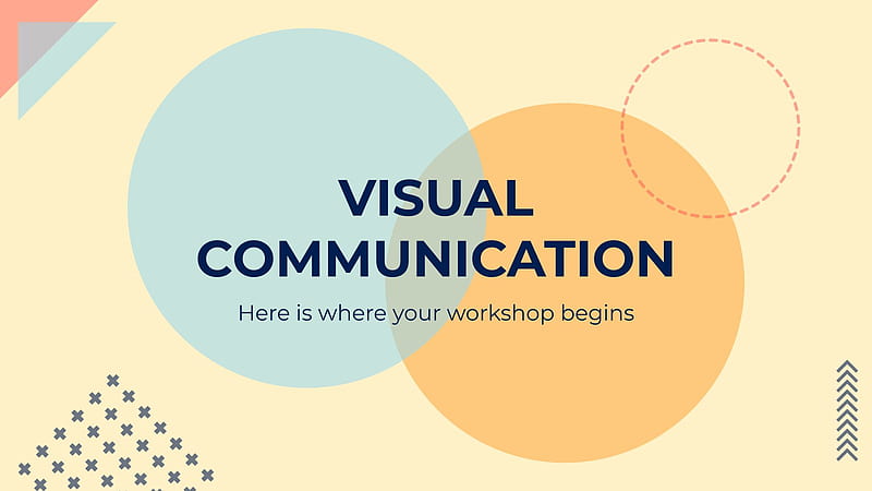 Visual Communication Workshop Google Slides & PPT Template, HD wallpaper