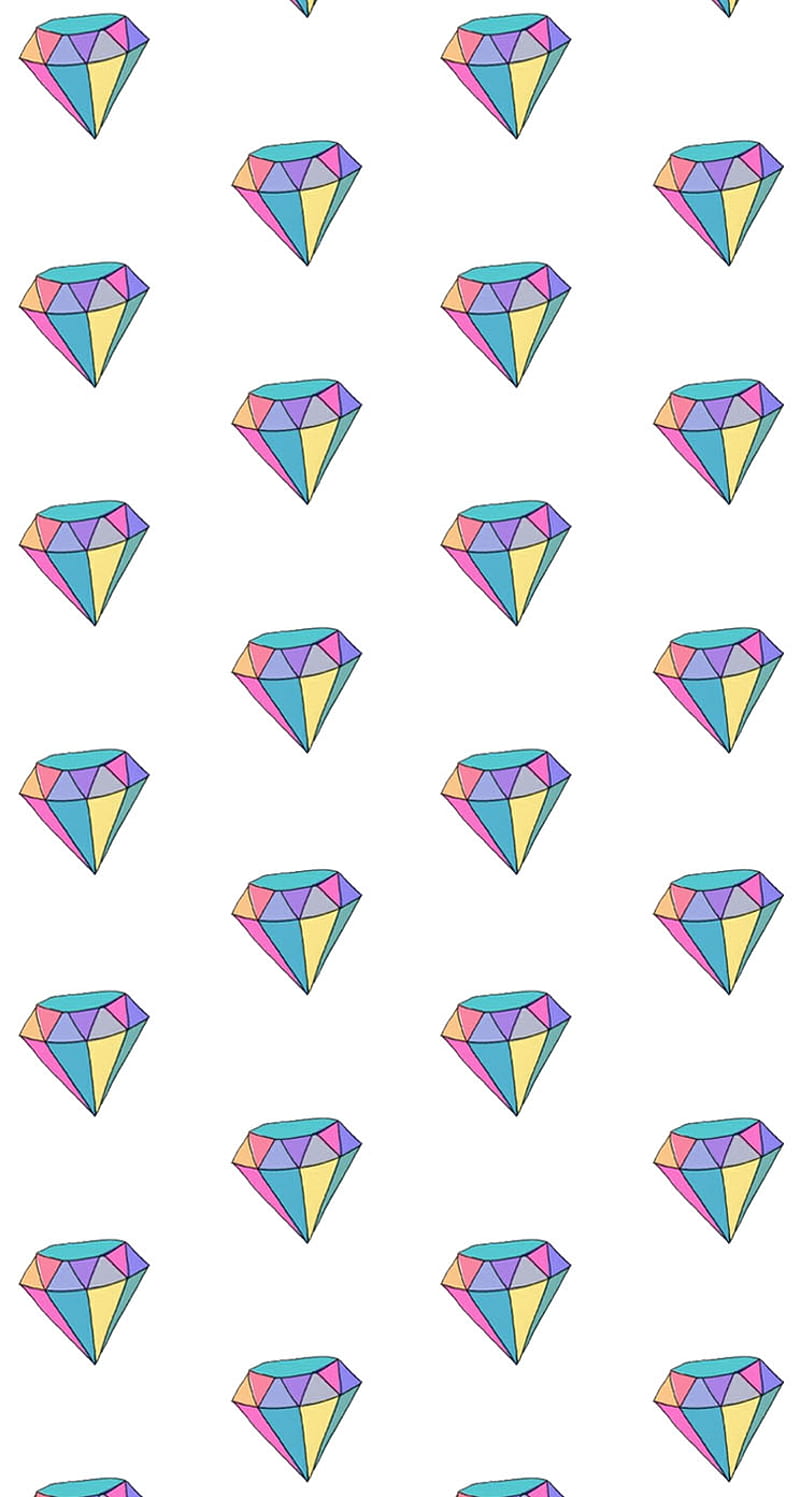 Diamond, crystal, crystals, frozen, geometry, supreme, unicorn, HD phone wallpaper